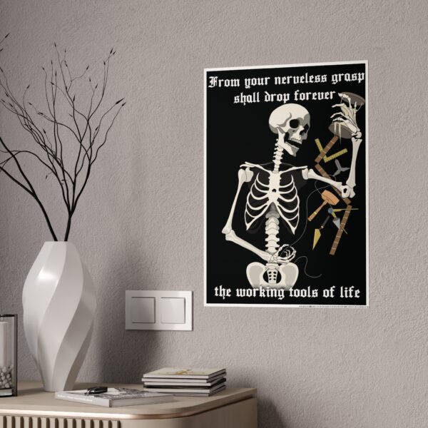 10301079146715356764_2048.jpeg Masonic Working Tools Skeleton - Poster