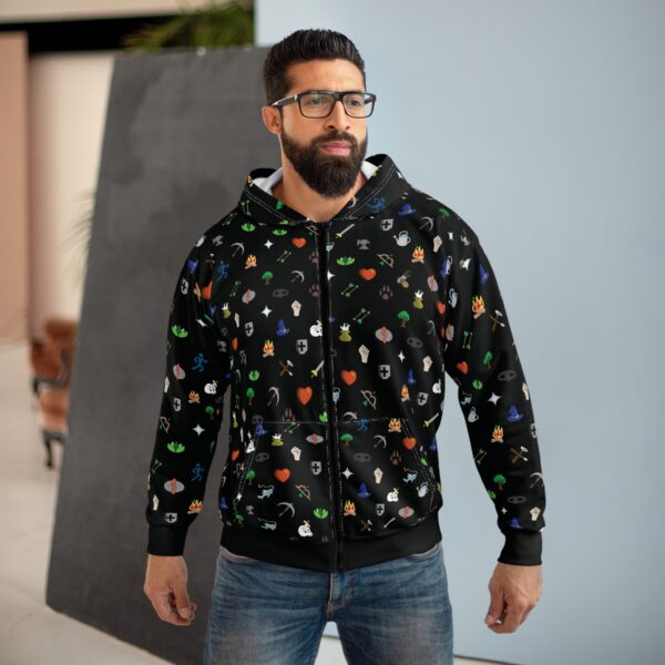 14899462789290776279_2048.jpeg Runescape Skills Print - Zip Hoodie