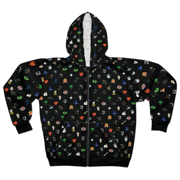 1853688576870246377_2048.jpeg Runescape Skills Print - Zip Hoodie