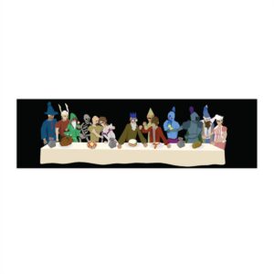1944477859077418833_2048.jpeg Old School Runescape Last Supper - Bumper Sticker