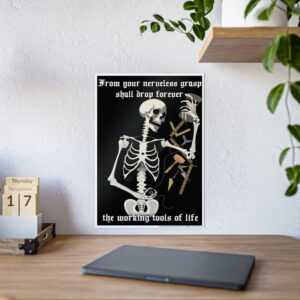 4198305447010051657_2048.jpeg Masonic Working Tools Skeleton - Poster