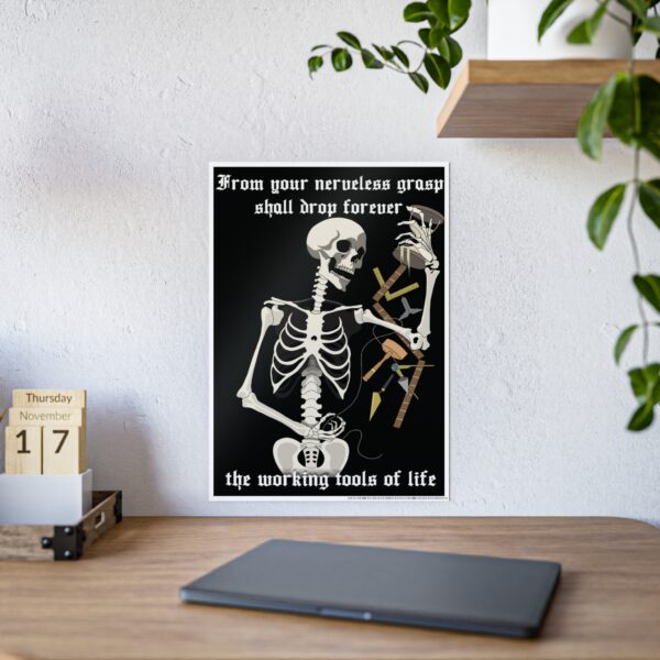 4198305447010051657_2048.jpeg Masonic Working Tools Skeleton - Poster