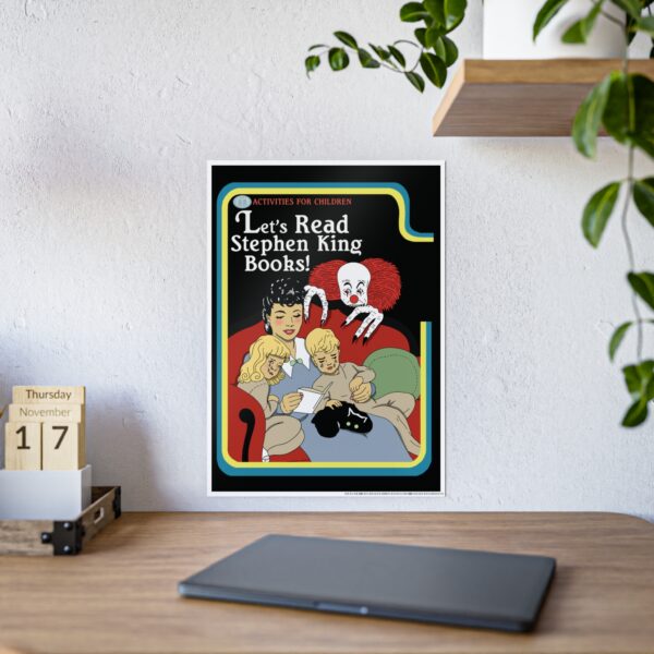 4320302722185920874_2048.jpeg Lets Read Stephen King Books - Poster