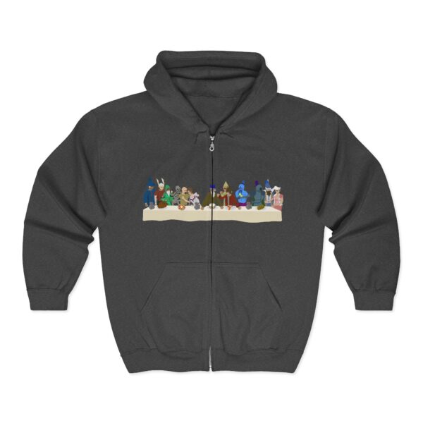 4918117252633317259_2048.jpeg Old School Runescape Last Supper - Zip Hoodie