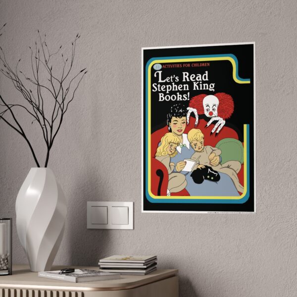 5015528670818198502_2048.jpeg Lets Read Stephen King Books - Poster