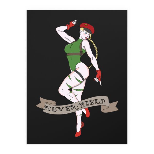 Street Fighter Pin Up Cammy - Print