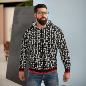 7379800070714028772_2048.jpeg Terrifier Art the Clown Print - Hoodie